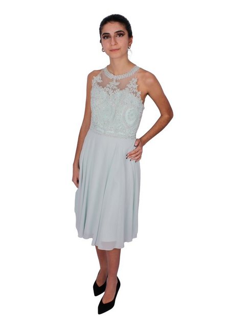 mascara Abendkleid Abendkleid aus Organza und Chiffon günstig online kaufen