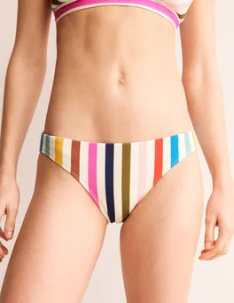 Arezzo Texturierte Bikinihose Damen Boden, Bunt Streifen günstig online kaufen