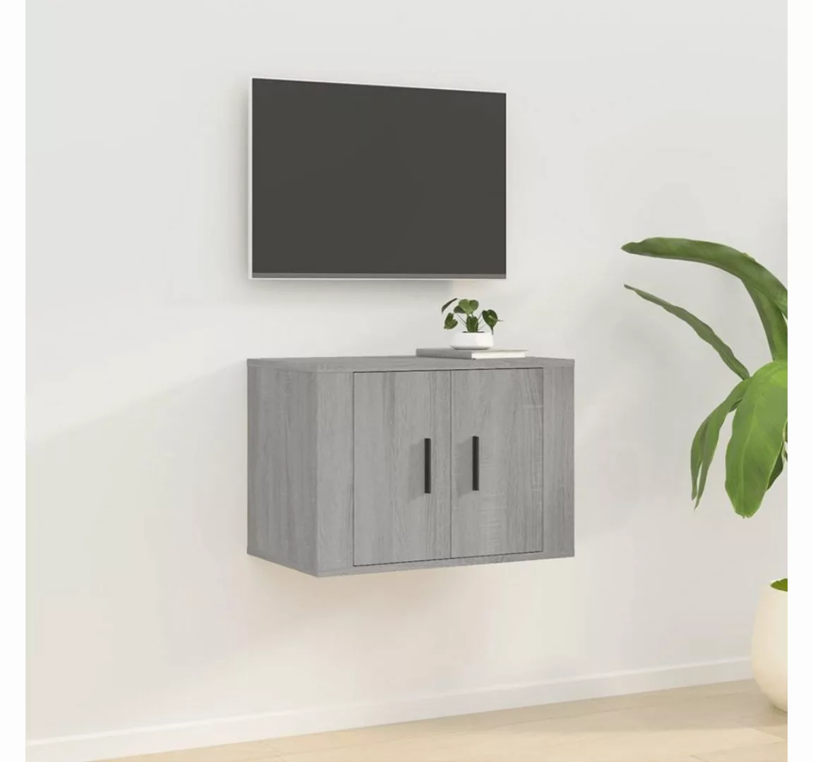 furnicato TV-Schrank TV-Wandschrank Grau Sonoma 57x34,5x40 cm günstig online kaufen