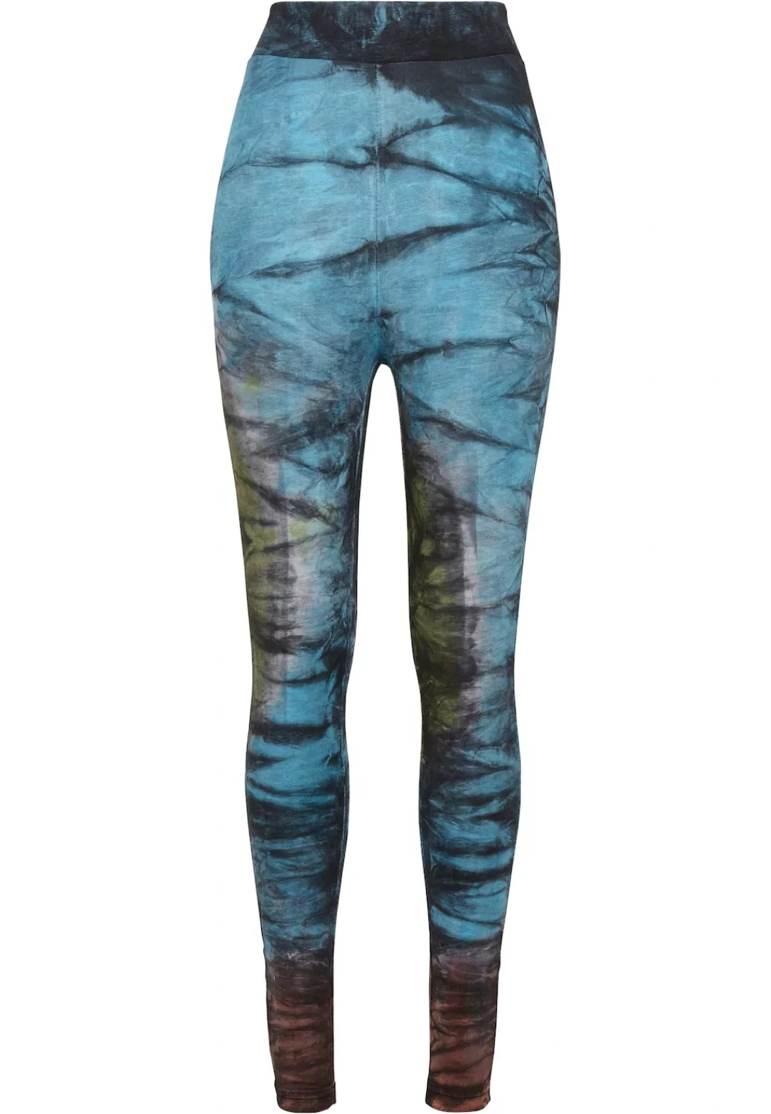 URBAN CLASSICS Leggings "Urban Classics Damen Ladies Cotton Tie Dye High Wa günstig online kaufen