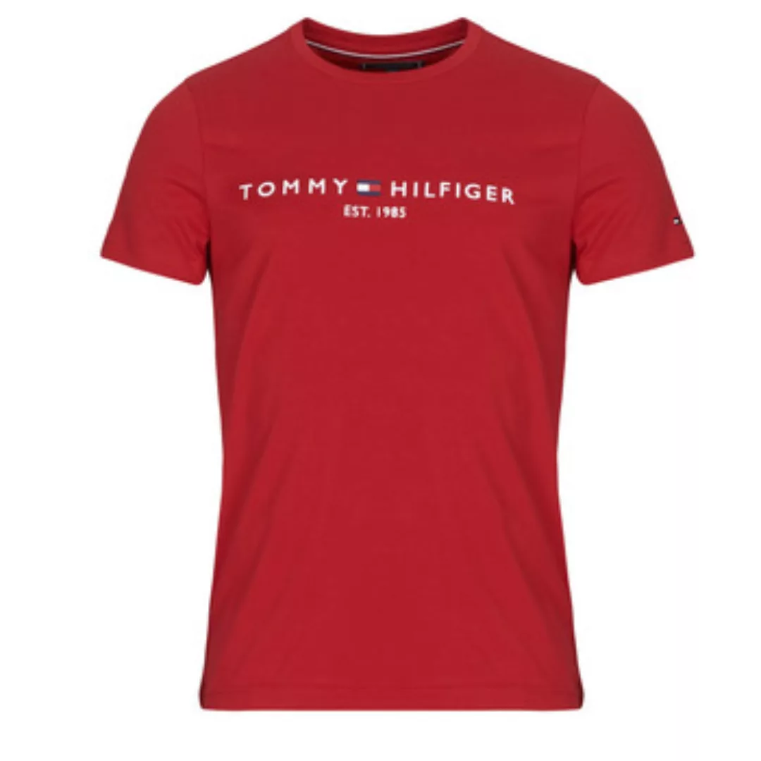 Tommy Hilfiger T-Shirt "TOMMY LOGO TEE", aus reiner, nachhaltiger Baumwolle günstig online kaufen