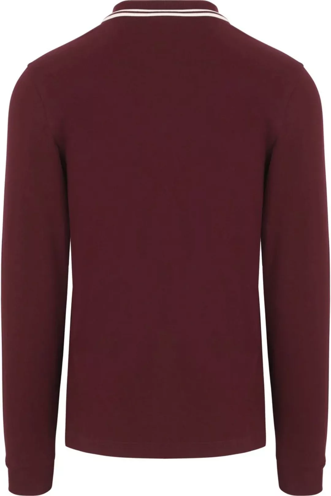 Fred Perry Langarm-Poloshirt Bordeaux 597 - Größe 3XL günstig online kaufen