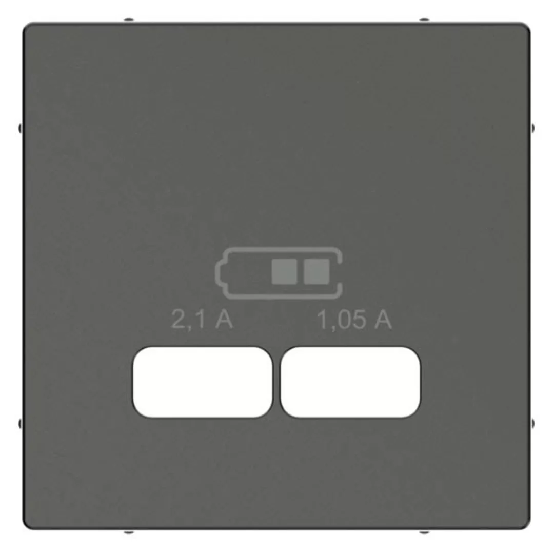 Merten Zentralplatte anth f.USB Ladest.Einsatz MEG4367-0414 günstig online kaufen