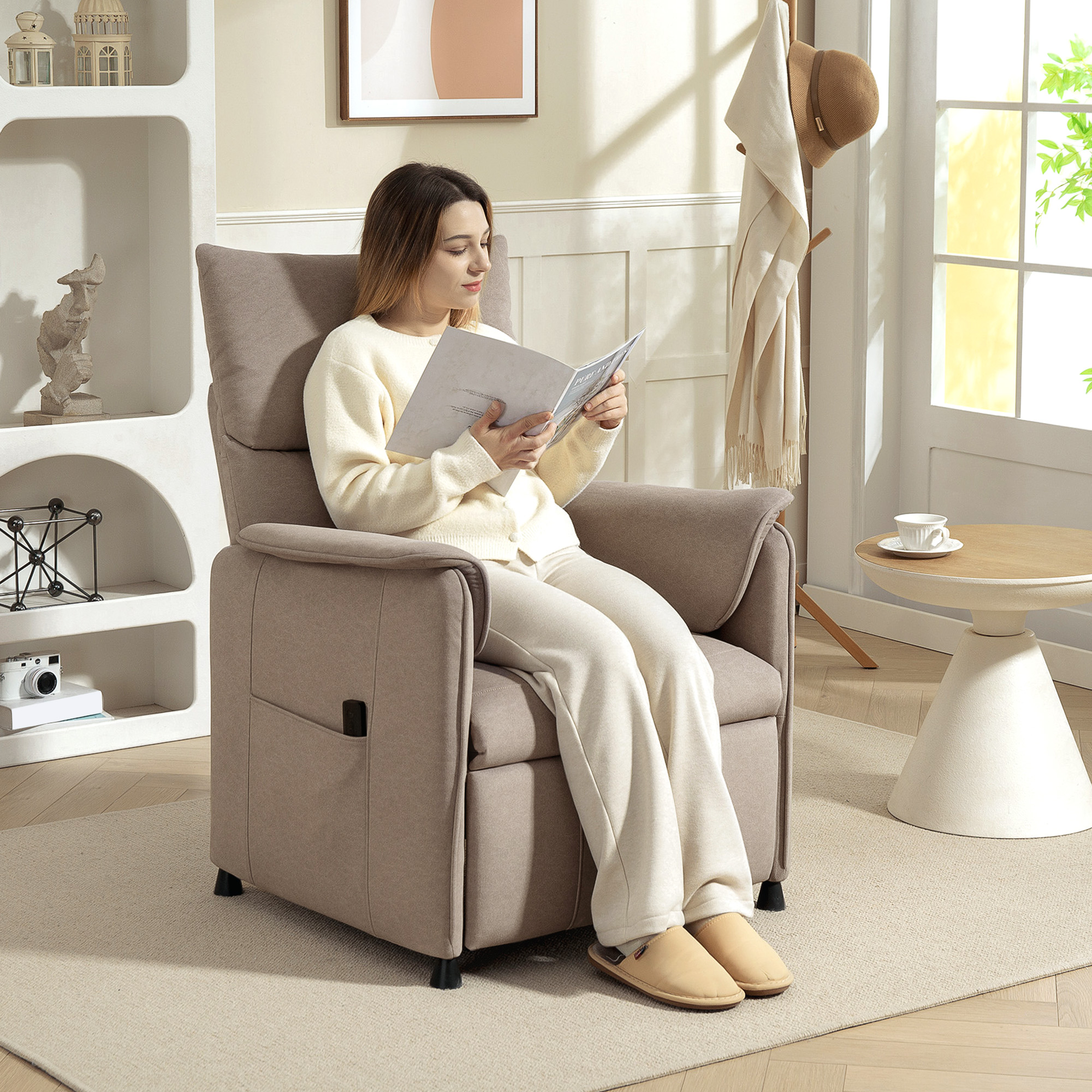 HOMCOM Elektrischer Relaxsessel mit leisem bürstenlosem Motor, Elektrischer günstig online kaufen
