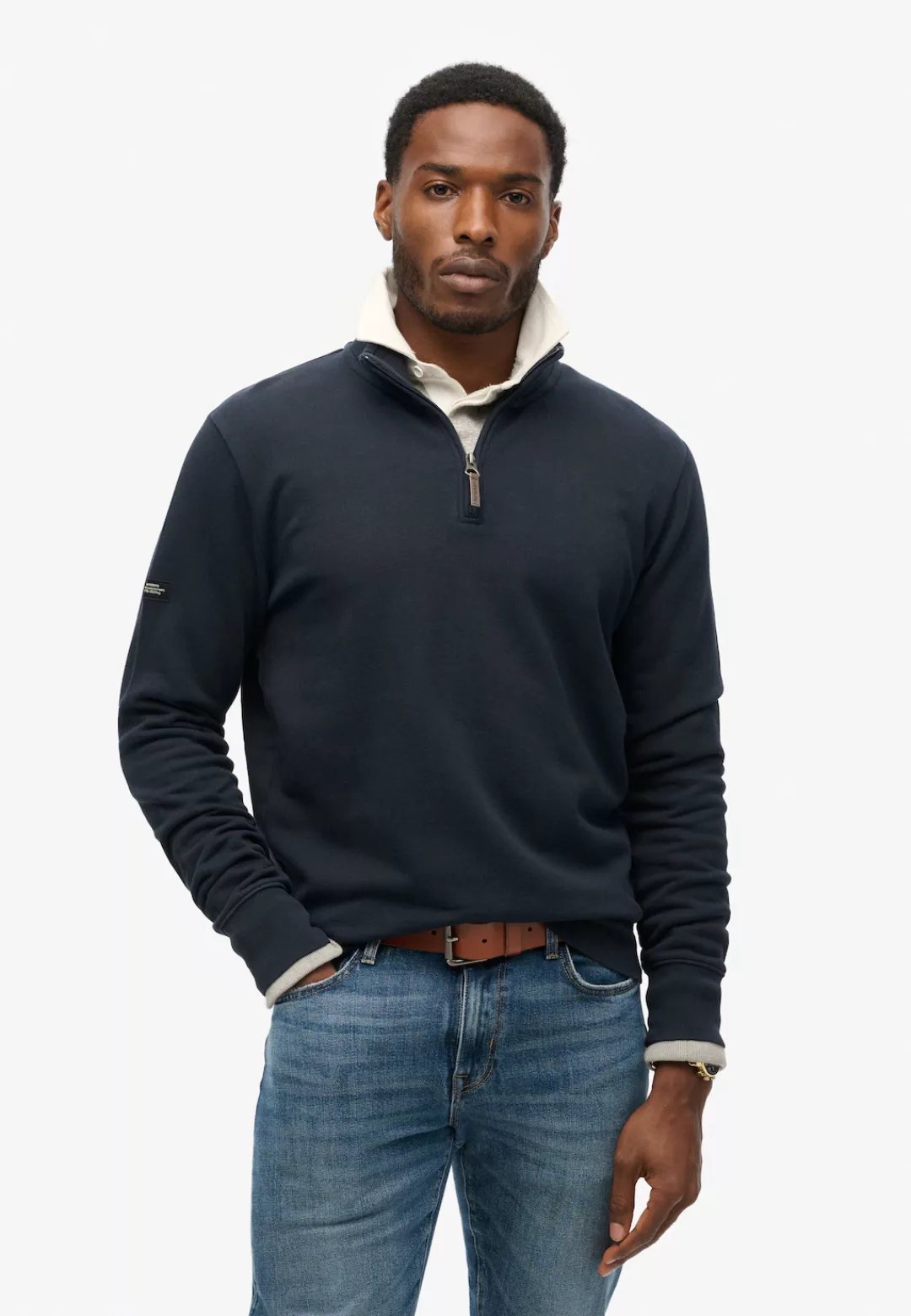 Superdry Sweatshirt CORE LOGO HENLEY günstig online kaufen