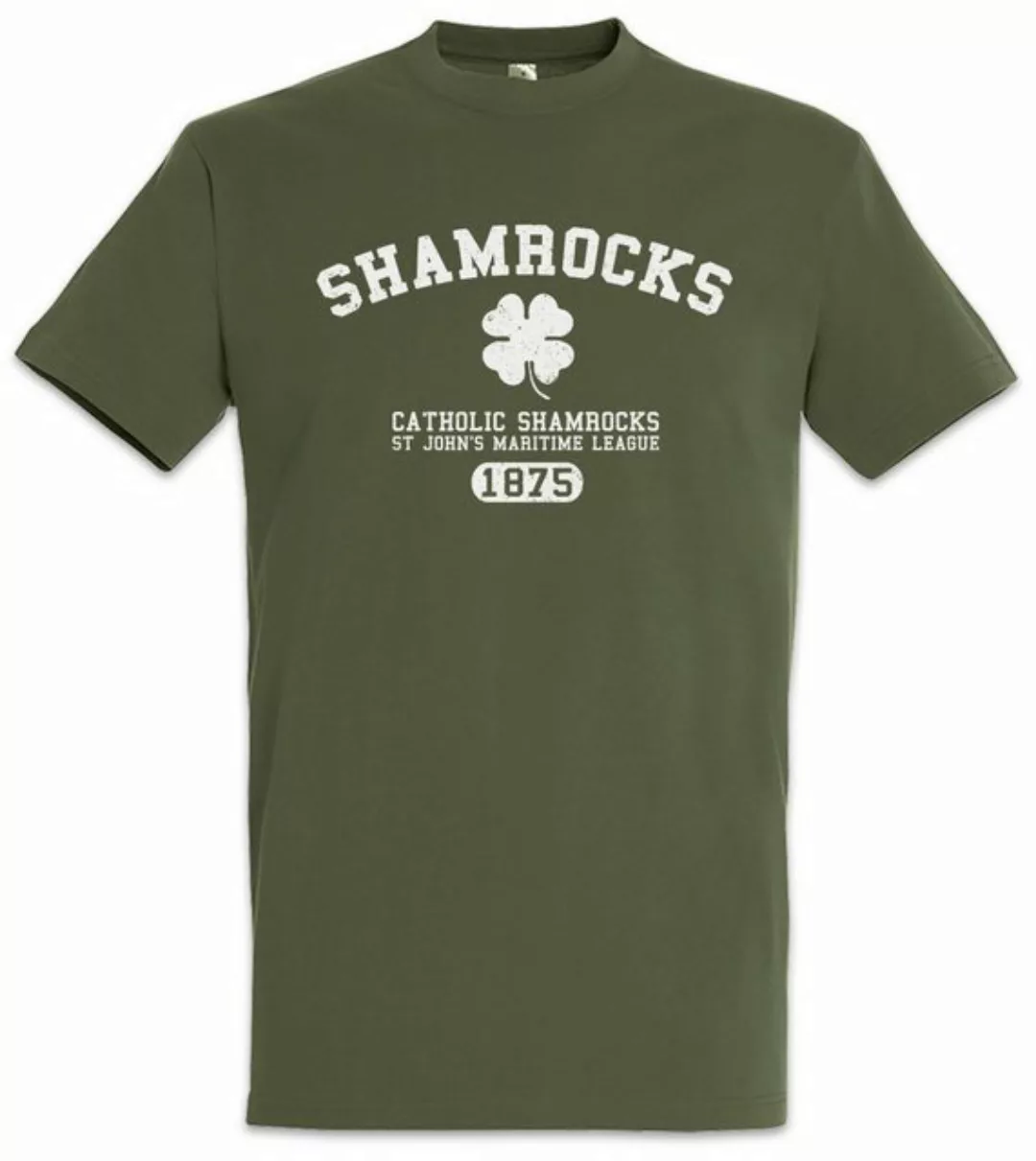 Urban Backwoods Print-Shirt Shamrocks Herren T-Shirt The Vic Mackey Shield günstig online kaufen