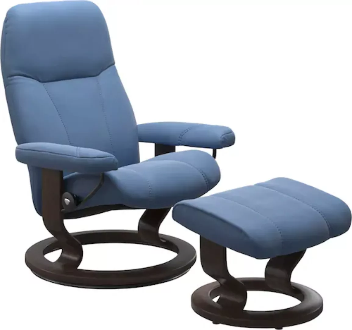 Stressless Fußhocker "Consul", mit Classic Base, Gestell Wenge günstig online kaufen