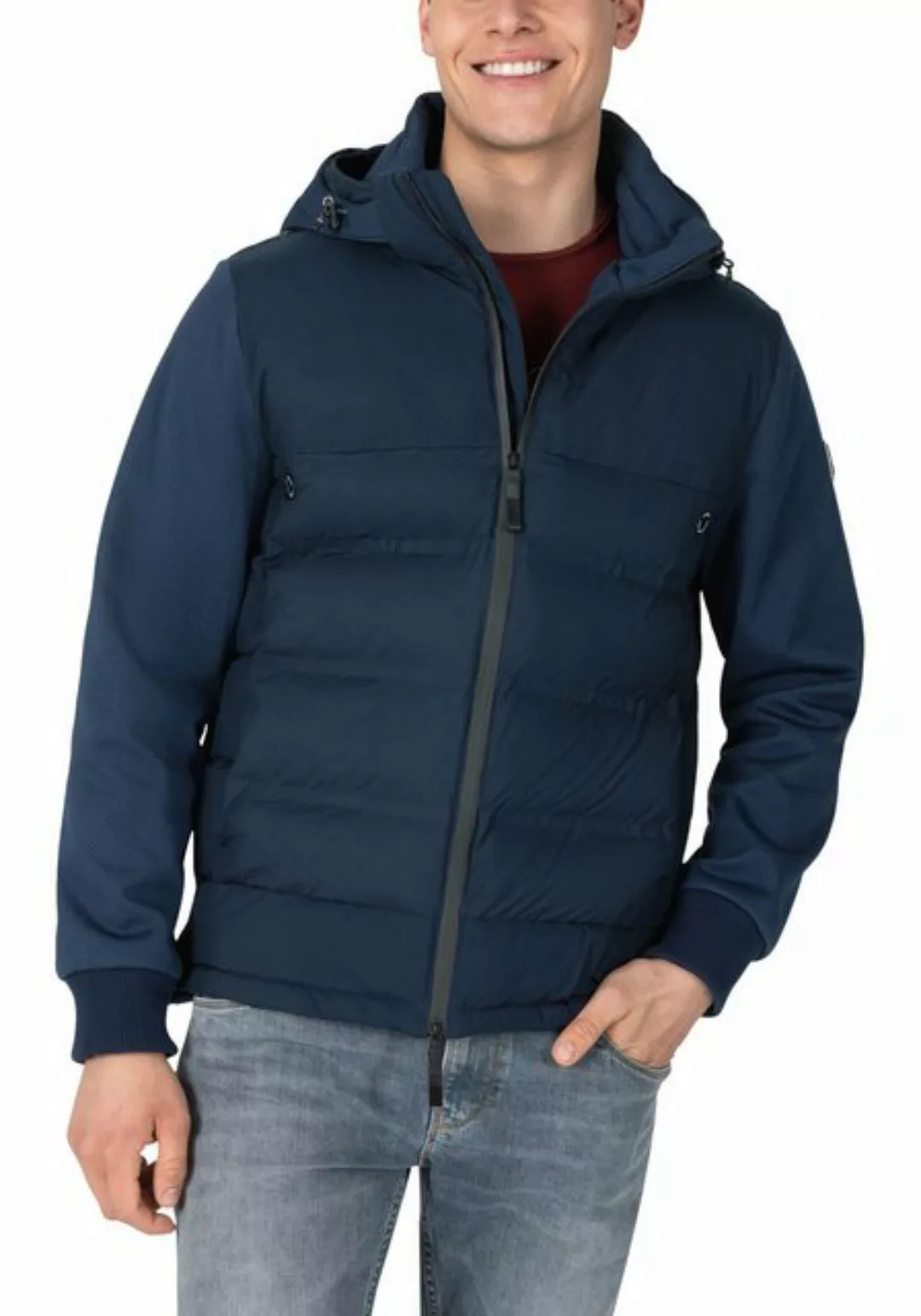 TIMEZONE Blouson Jacke wasserfest abnehmbare Kapuze Daunen-Optik Tech Jacke günstig online kaufen