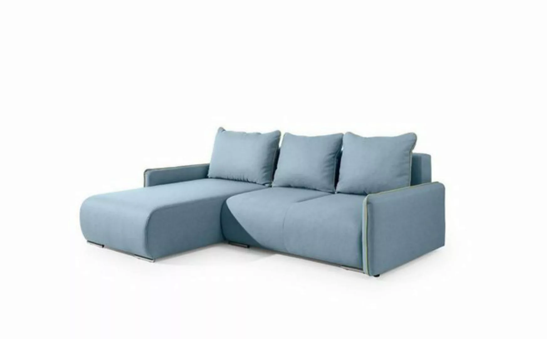 JVmoebel Ecksofa Ecksofa Schlafsofa Sofa Couch Polster Eckgarnitur Bettfunk günstig online kaufen