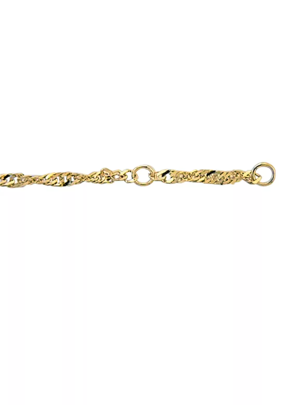 Adelia´s Fußkette "Damen Goldschmuck 333 Gold Singapur Fußkettchen 25 cm", günstig online kaufen