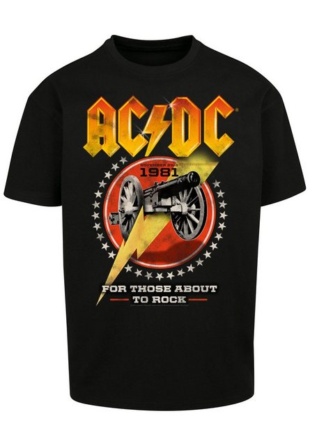 F4NT4STIC T-Shirt ACDC Rock Band Shirt For Those About To Rock 1981 Print günstig online kaufen