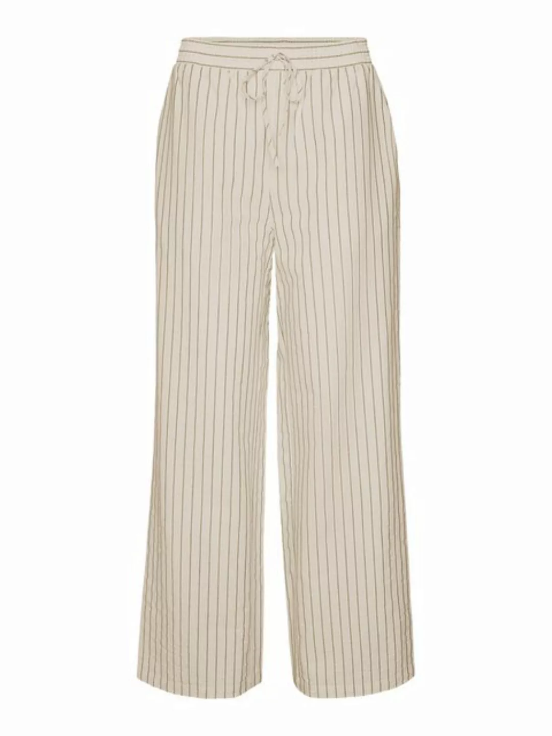 Vero Moda Stoffhose Legere Leinen Stoffhose Casual Schlupf Hose Ankle Pants günstig online kaufen