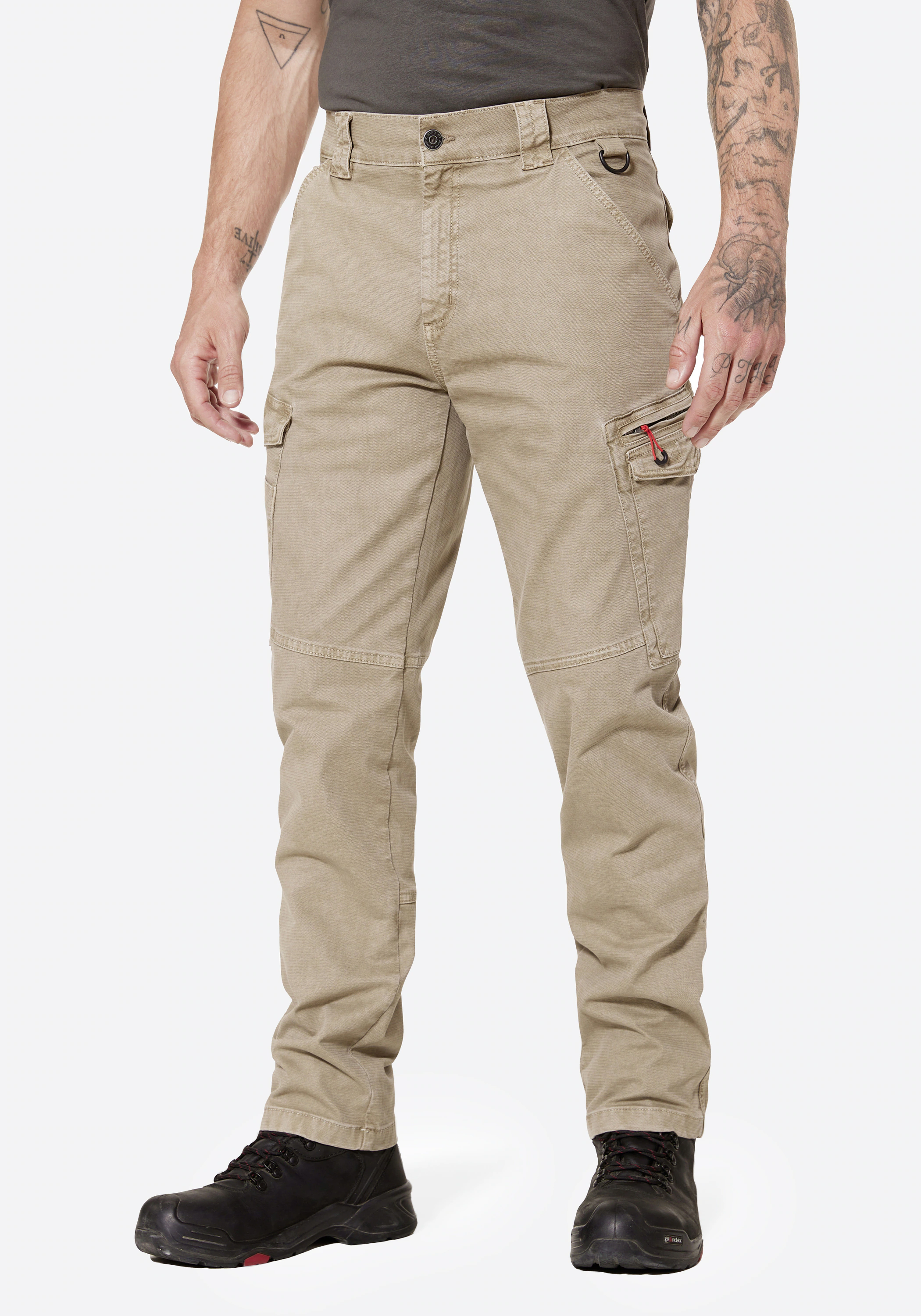 HERO by John Medoox Workerjeans "CALGARY Denim Workwear Arbeits-Cargojeans" günstig online kaufen