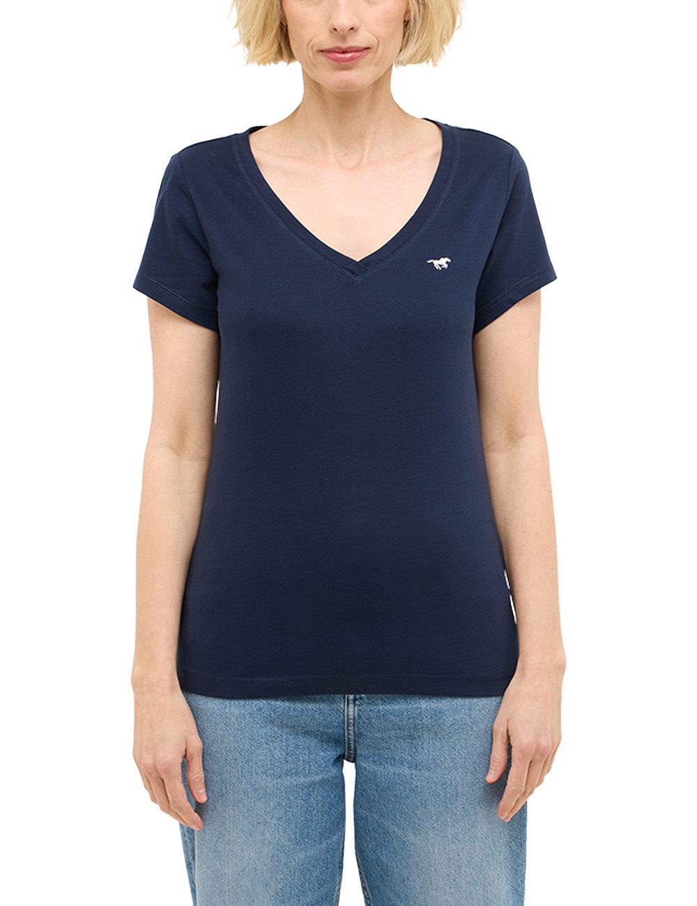 MUSTANG Kurzarmshirt "Damen Style Beverly" günstig online kaufen