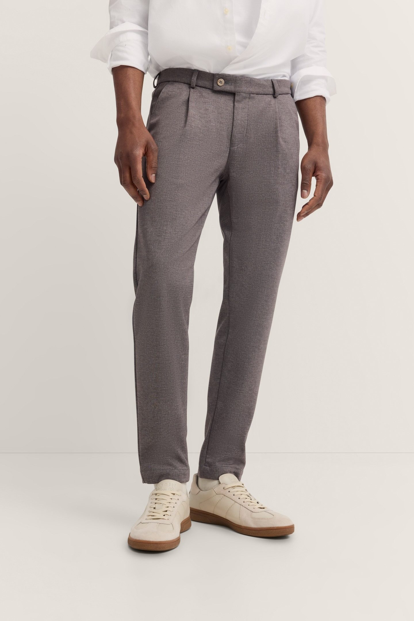 bugatti Bundfaltenhose "Tapered Fit", mit Flexcity Jersey Stretch günstig online kaufen