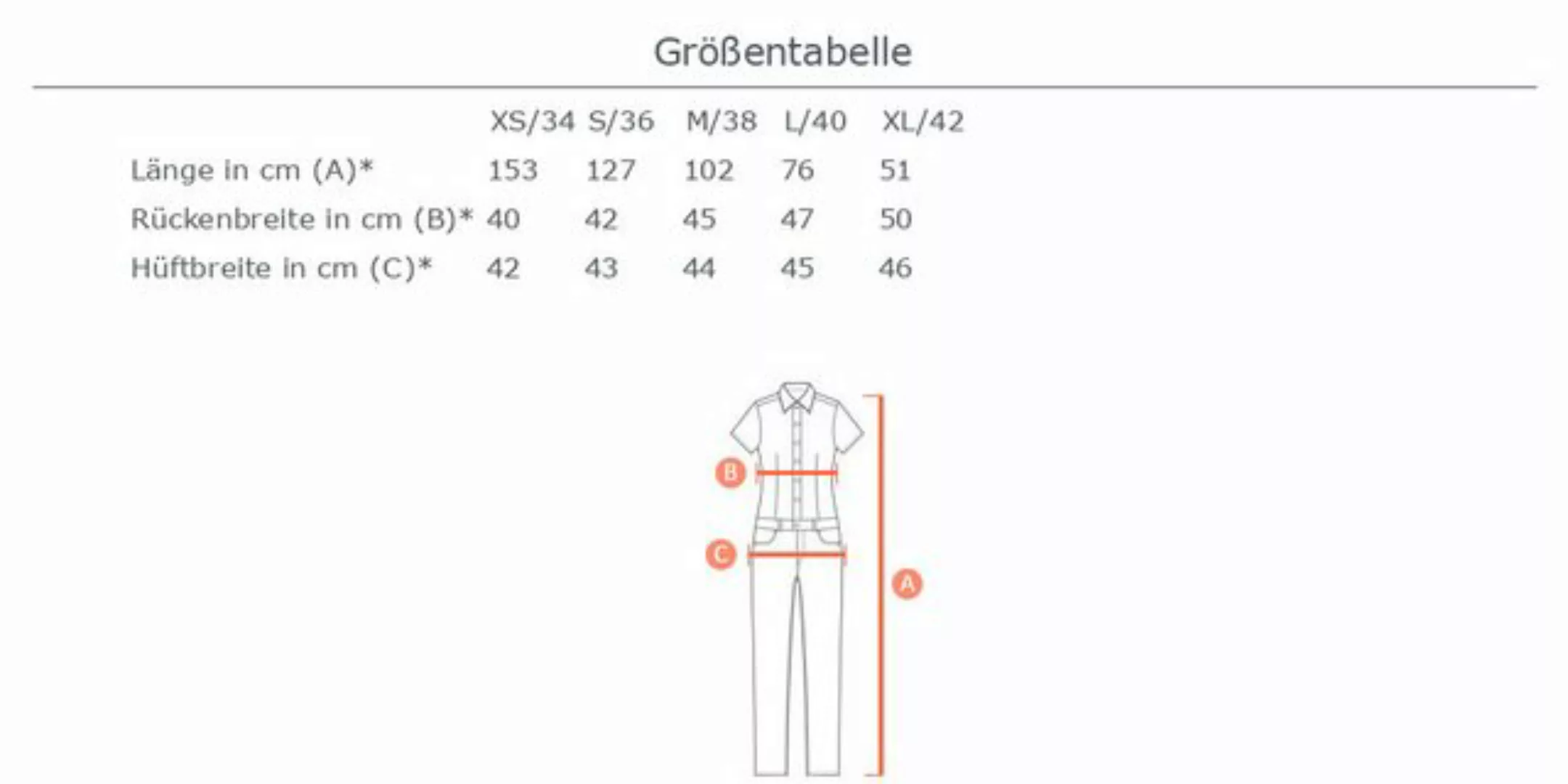 Ital-Design Overall Damen Freizeit (87123946) Used-Look Stretch Langer Jump günstig online kaufen