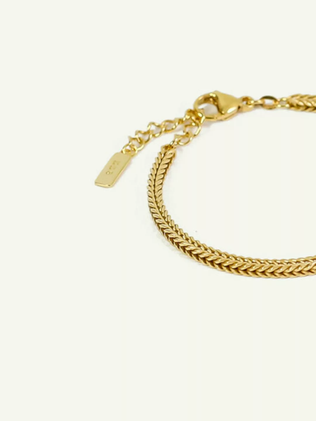 Goldenes Armband Fuchsschwanzdesign günstig online kaufen