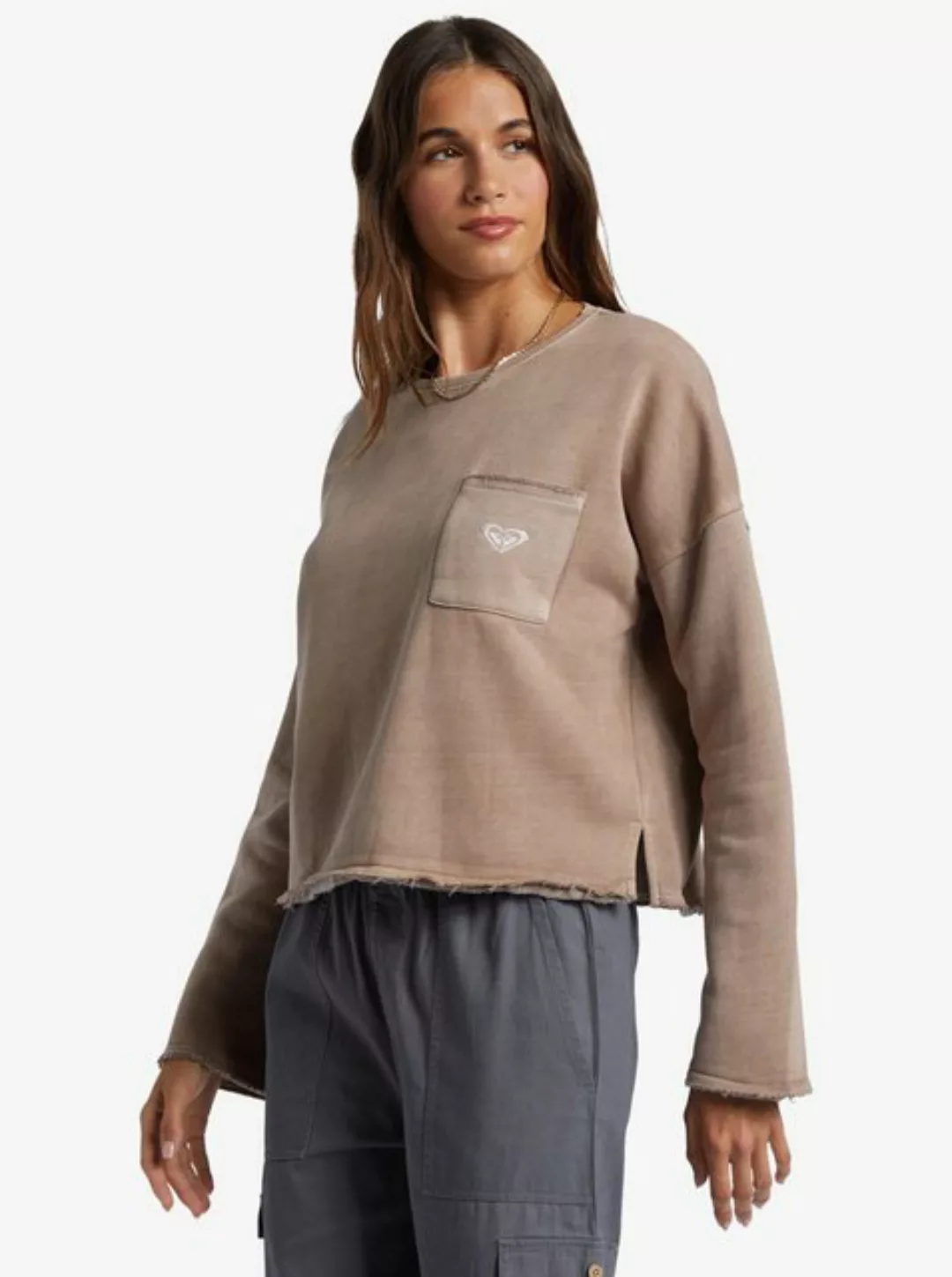 Roxy Sweatshirt Roxy Sweatshirt mit Tasche Doheny XL günstig online kaufen