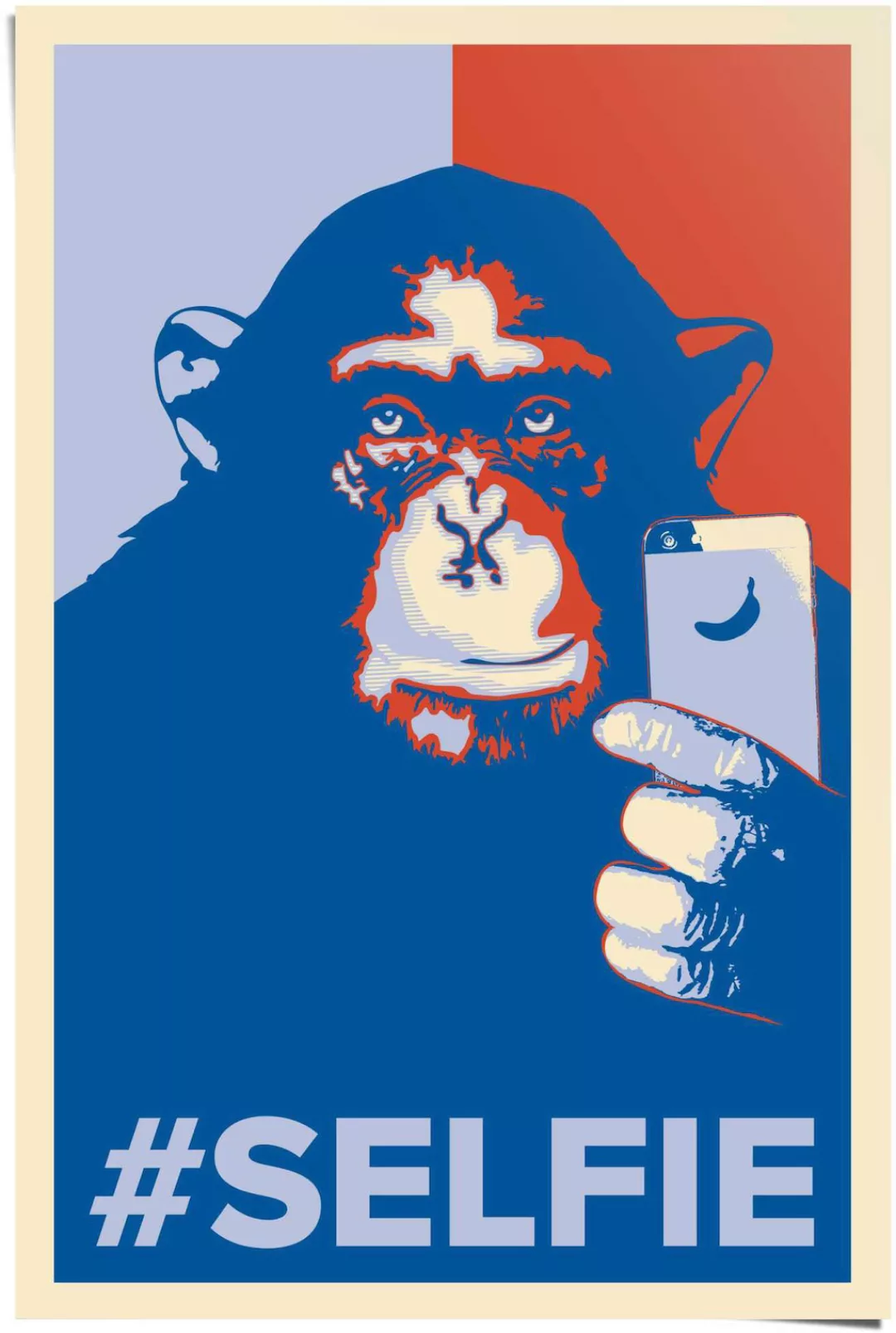 Reinders Poster "Selfie Affe", (1 St.) günstig online kaufen