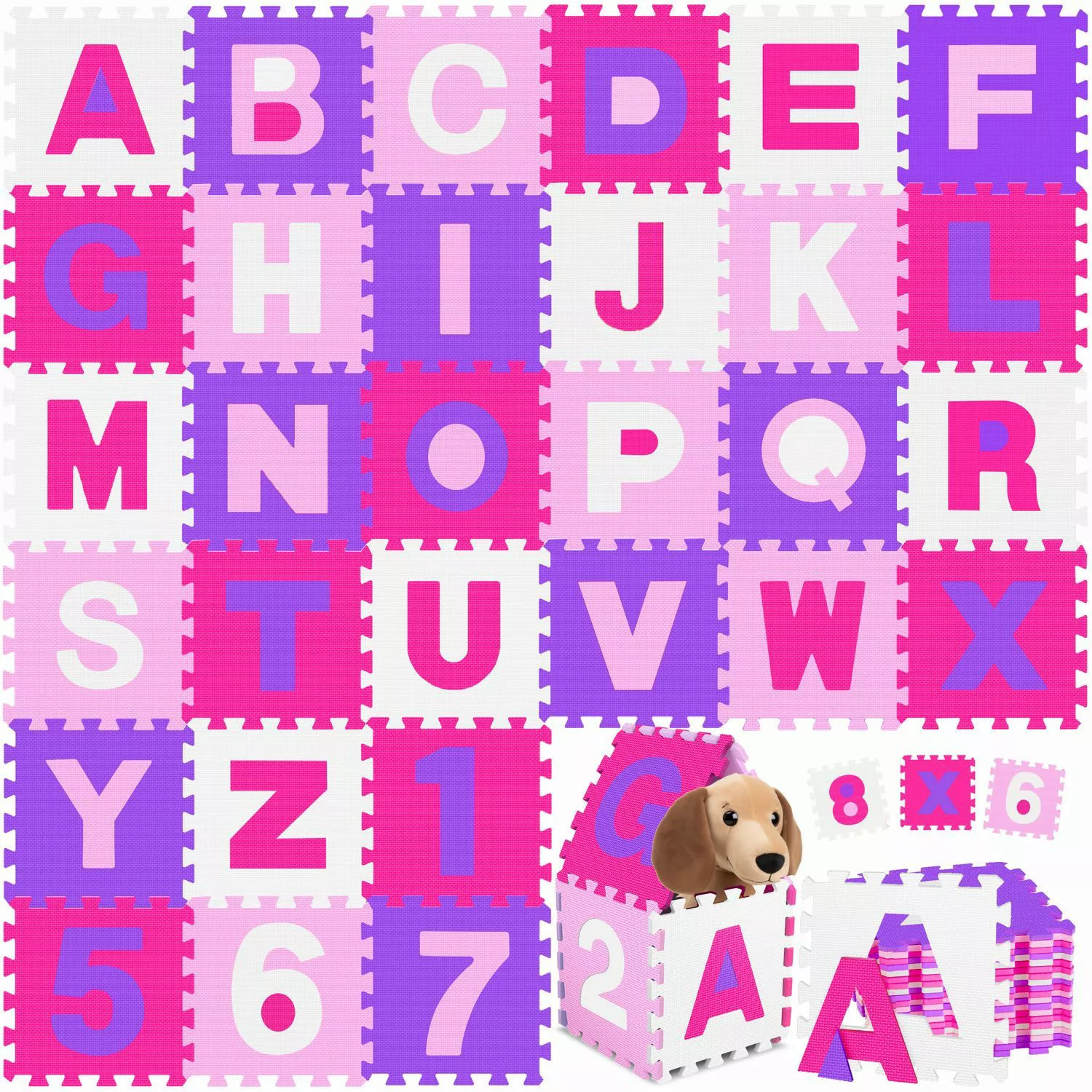 KIDIZ Steckpuzzle, 86 Puzzleteile, 86 teilige günstig online kaufen
