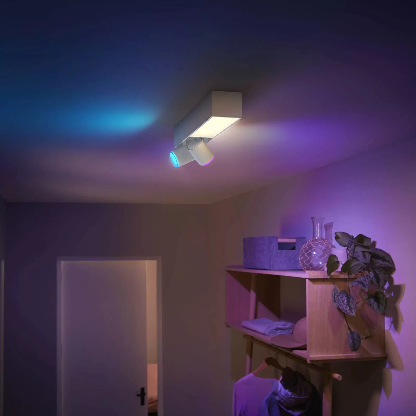 Philips Hue LED-Deckenspot Centris, weiß, 2-flammig, RGB CCT günstig online kaufen