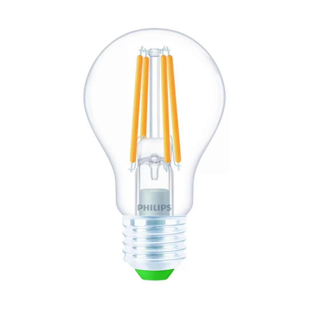 Philips Ultra Efficient LED Filament Lampe E27 Birne - A60 4W 840lm 2700K d günstig online kaufen