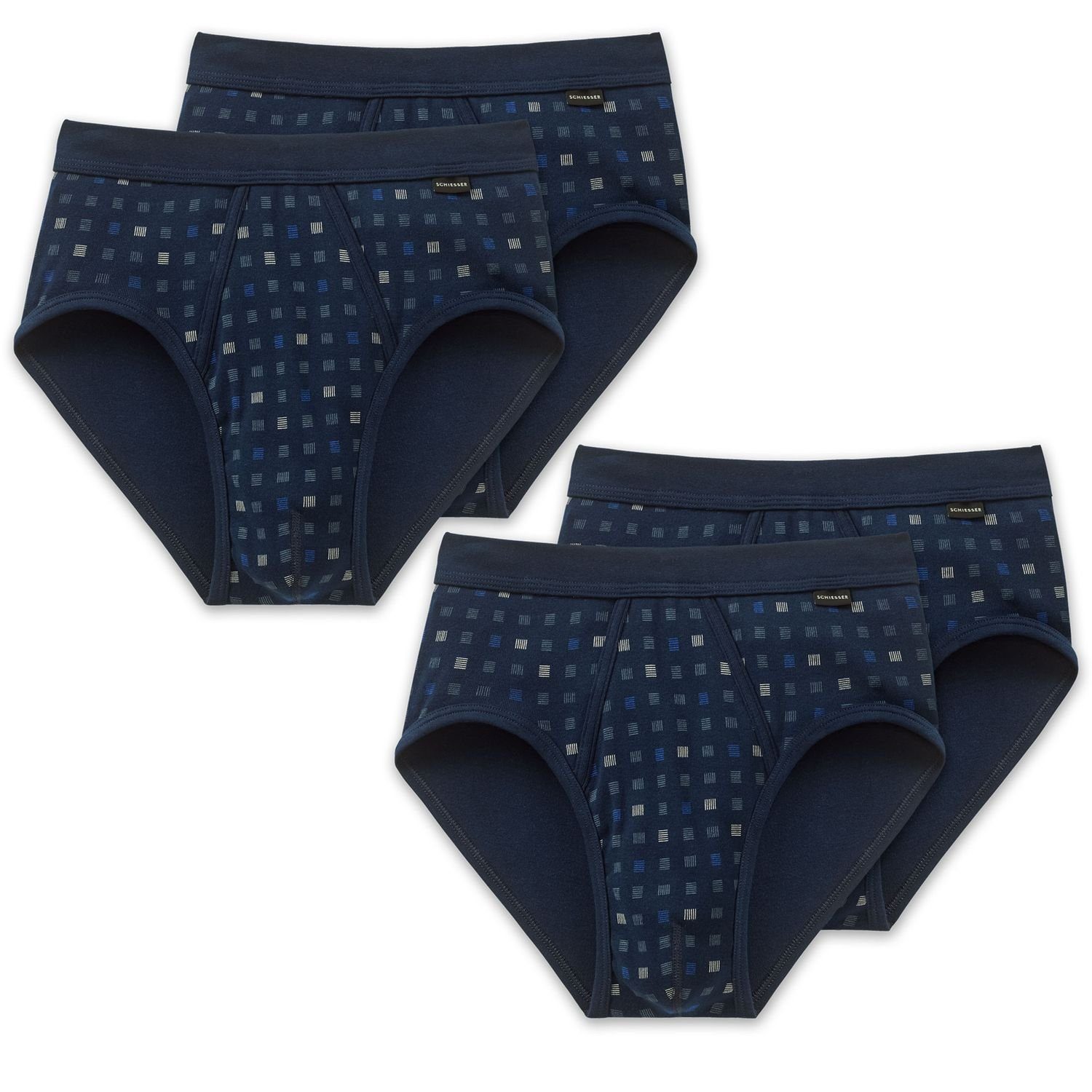 Schiesser Slip Essentials (4-St) mit Eingriff, günstig online kaufen