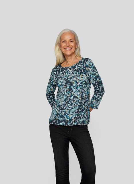 Rabe Print-Shirt Rabe Stylisches 3/4-Arm Shirt mit Kreis-Print günstig online kaufen