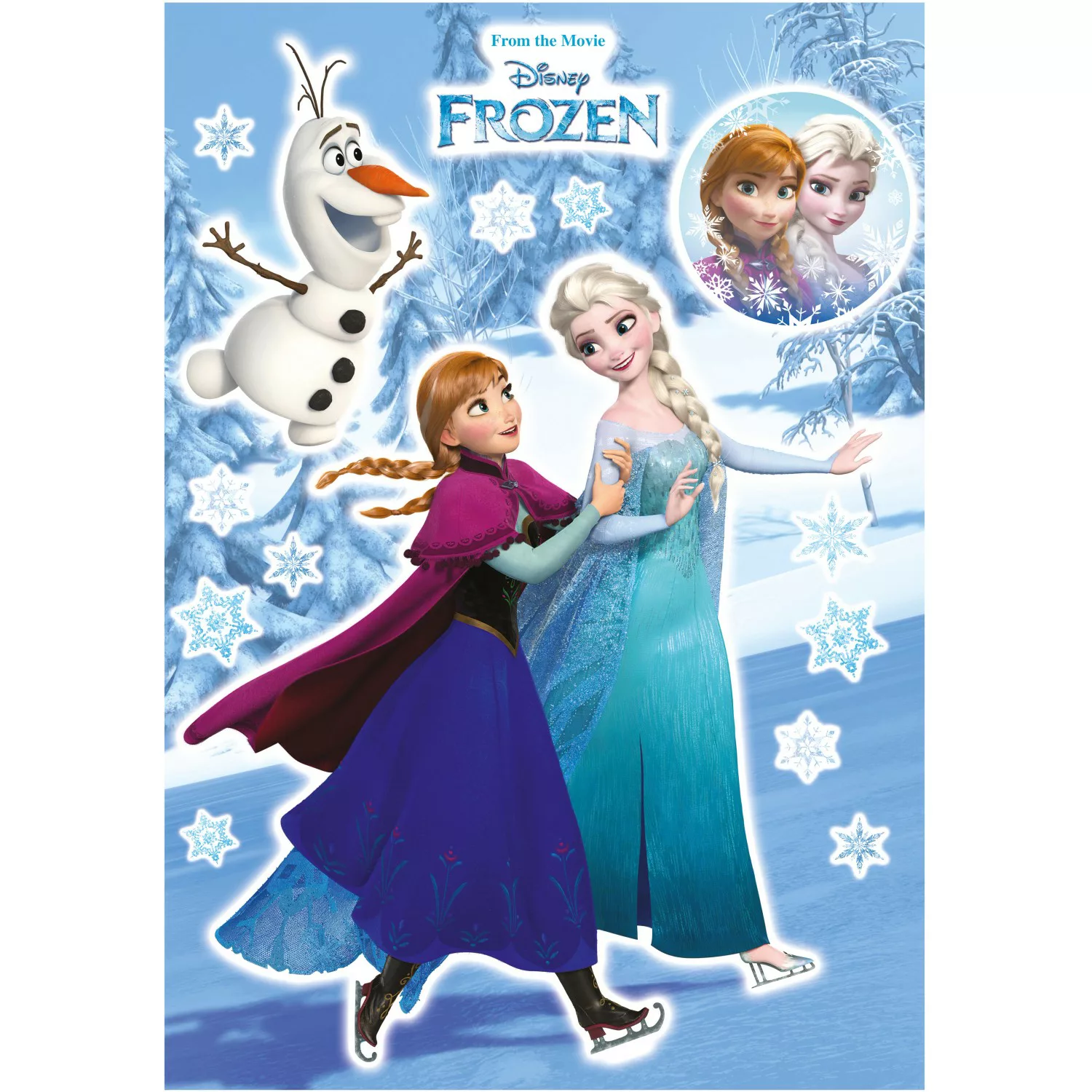 Komar Wandtattoo "Anna und Elsa - Größe 50 x 70 cm", (15 St.), selbstkleben günstig online kaufen