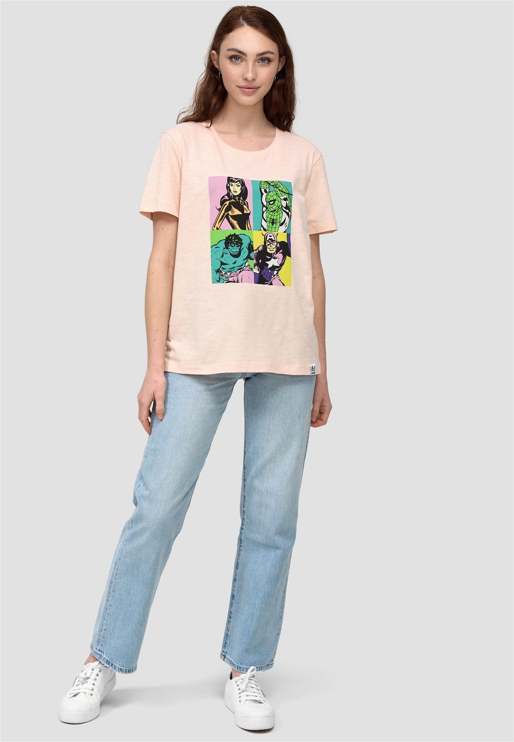 Recovered T-Shirt "Pop Art Portrait", mit coolem Print günstig online kaufen