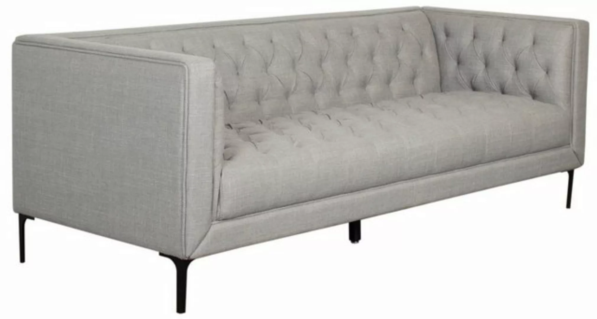 Lounge Sofa Troia Dreisitzer Light Grey günstig online kaufen