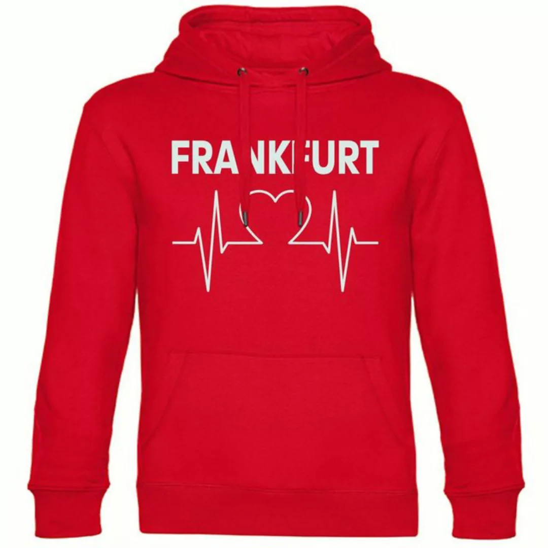 multifanshop Kapuzensweatshirt Frankfurt - Herzschlag - Hoodie günstig online kaufen