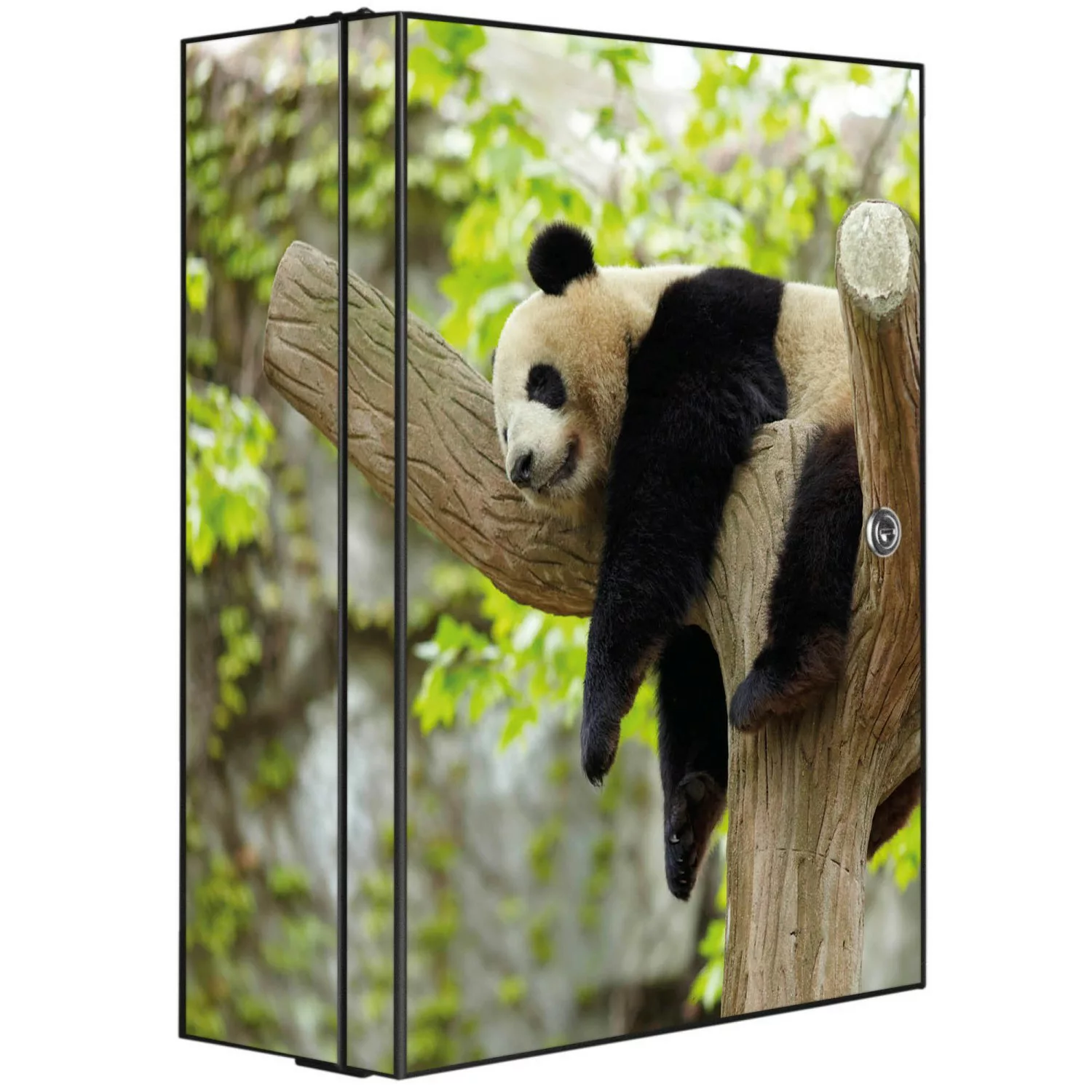 Banjado XXL Medizinschrank Abschliessbar 35x46x15cm Arzneischrank Anthrazit günstig online kaufen