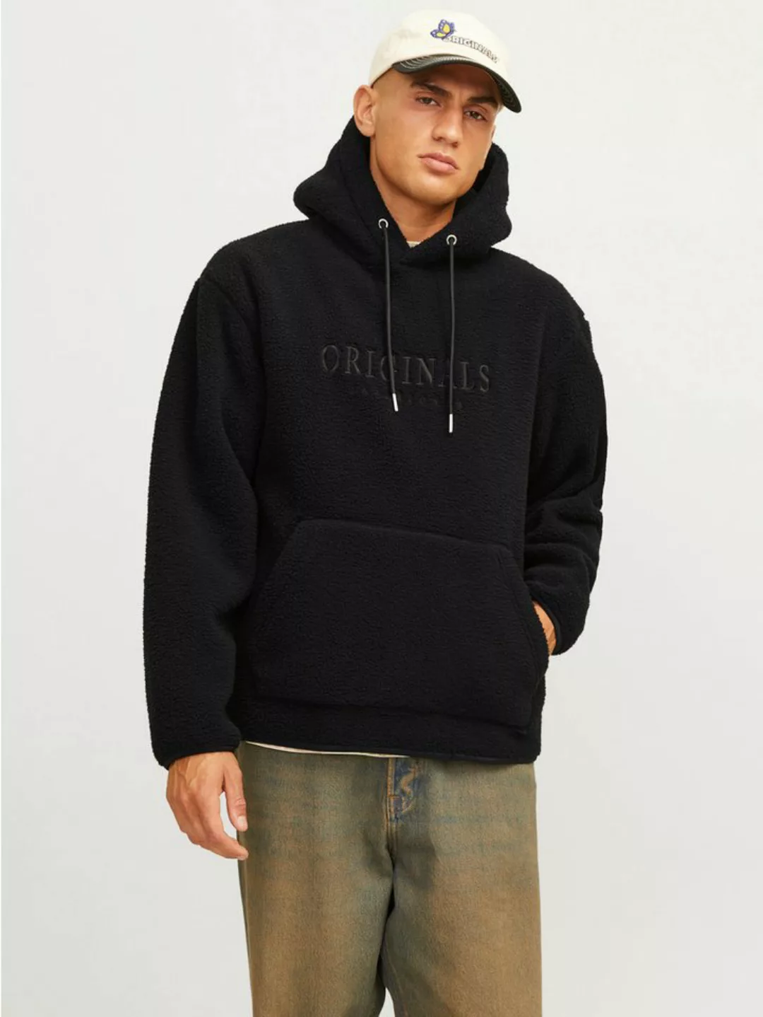 Jack & Jones Hoodie JORFREDERIKSBERG TEDDY SWEAT HOOD S günstig online kaufen