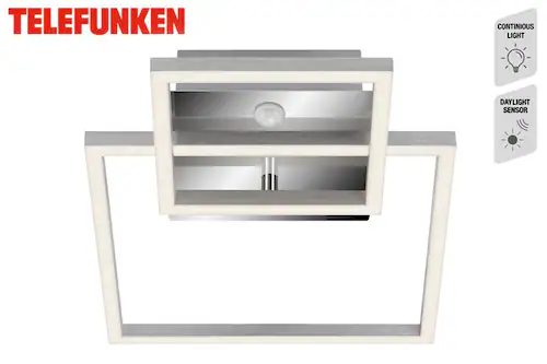 LED-Sensor-Deckenleuchte Frame chrom/alu 26x36cm günstig online kaufen