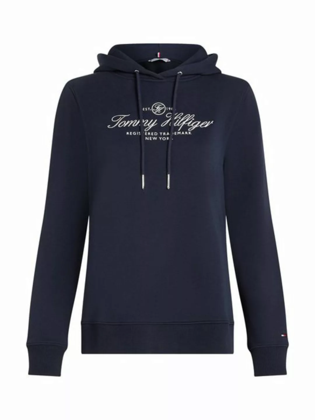 Tommy Hilfiger Kapuzensweatshirt REGULAR HILFIGER SCRIPT HOODIE mit großer günstig online kaufen