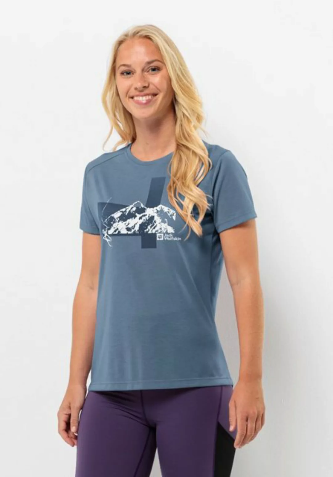 Jack Wolfskin T-Shirt "VONNAN S/S GRAPHIC T W" günstig online kaufen