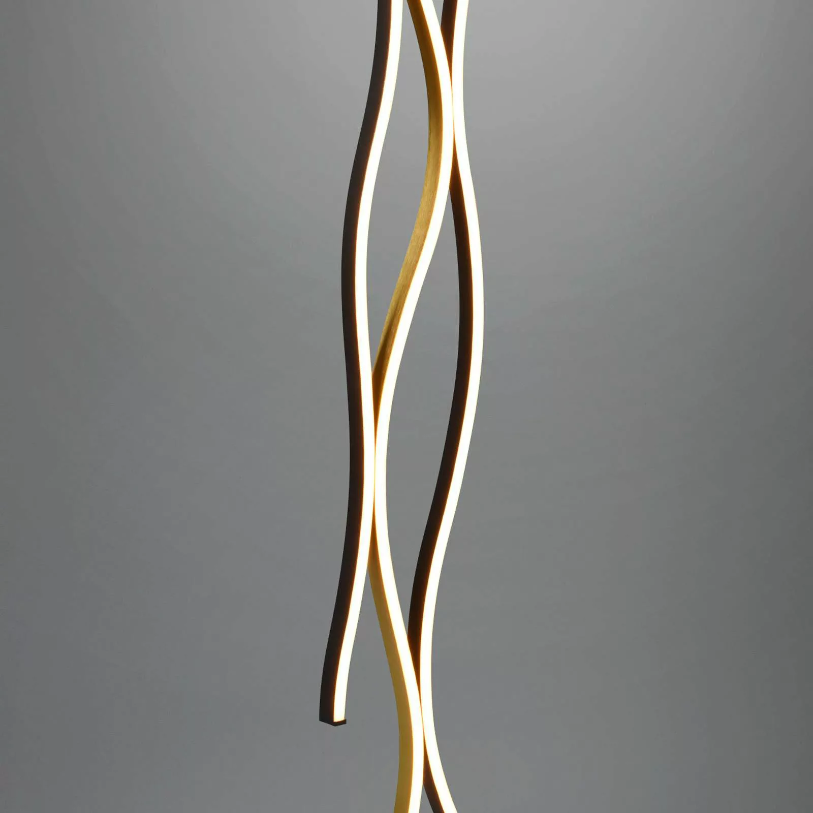 Trio LED Stehleuchte Blaze 1-flammig Messing Matt 20,5 cm x 20,5 cm günstig online kaufen