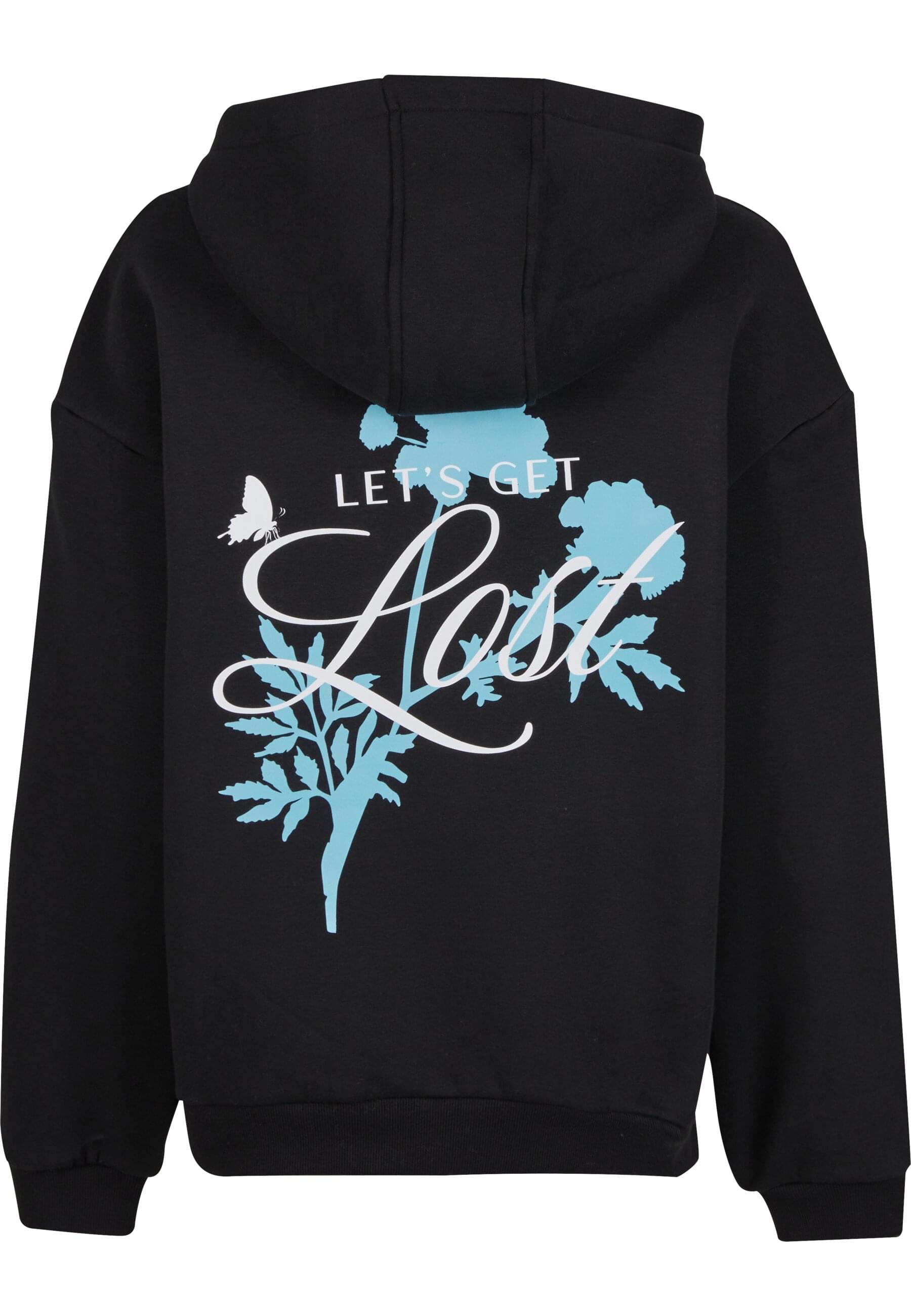 Miss Tee Kapuzenpullover "Miss Tee Lost Flowers Ladies Fluffy Hoody" günstig online kaufen