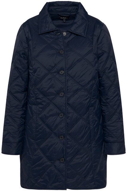 Ulla Popken Steppjacke Steppjacke dekoratives Futter Hemdkragen günstig online kaufen