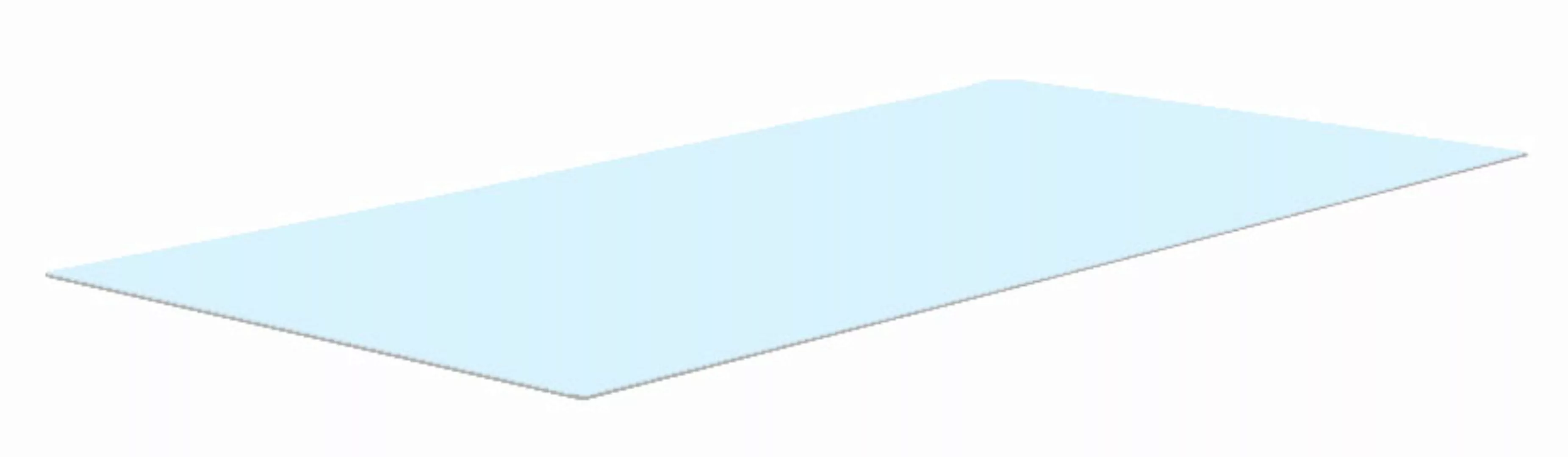 Glasplatte Fisolo 138x79 cm-klarglas günstig online kaufen