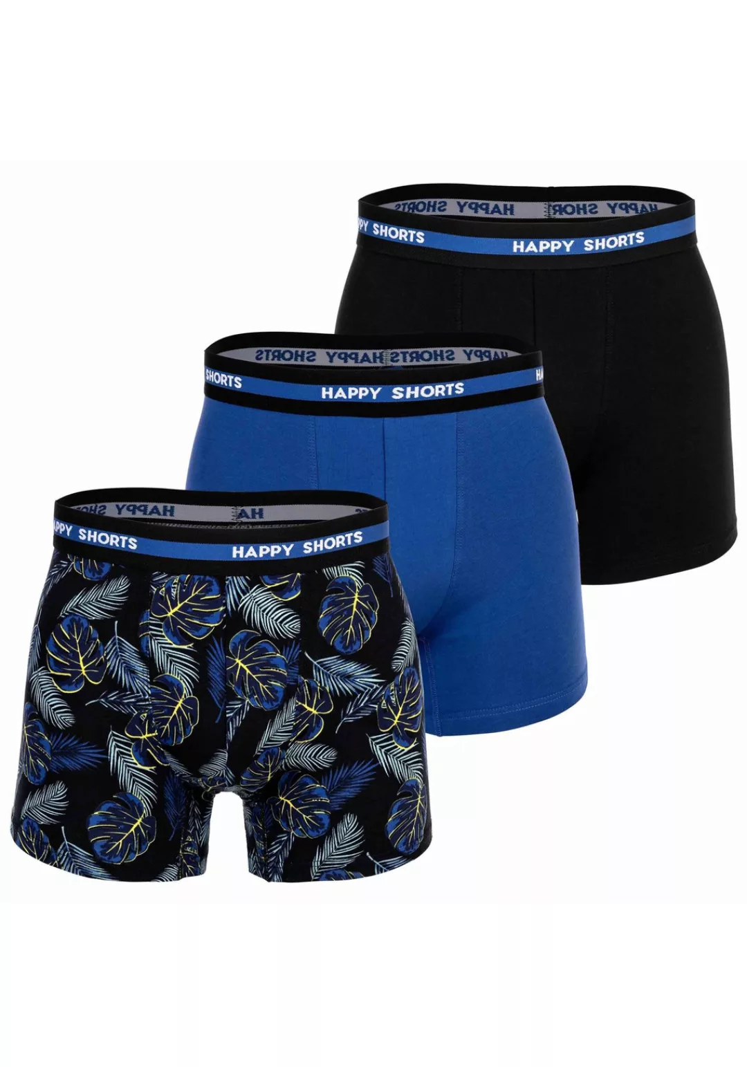 HAPPY SHORTS Boxershorts "Boxershort 3er Pack" günstig online kaufen