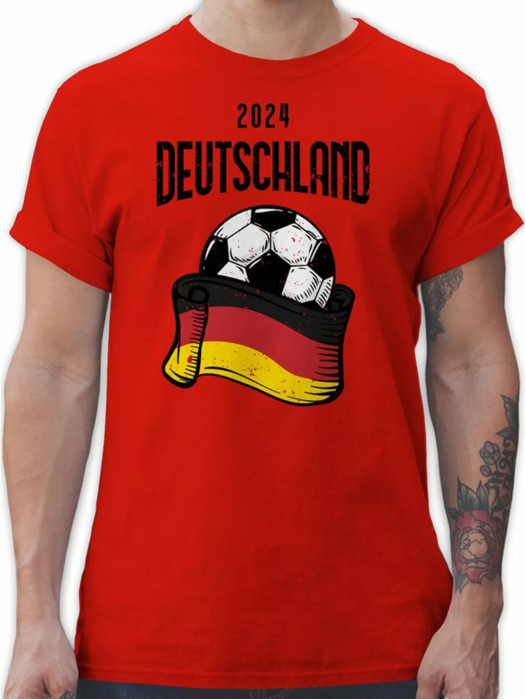 Shirtracer T-Shirt Germany 2024 Deutschland 2024 Fussball EM Fanartikel günstig online kaufen