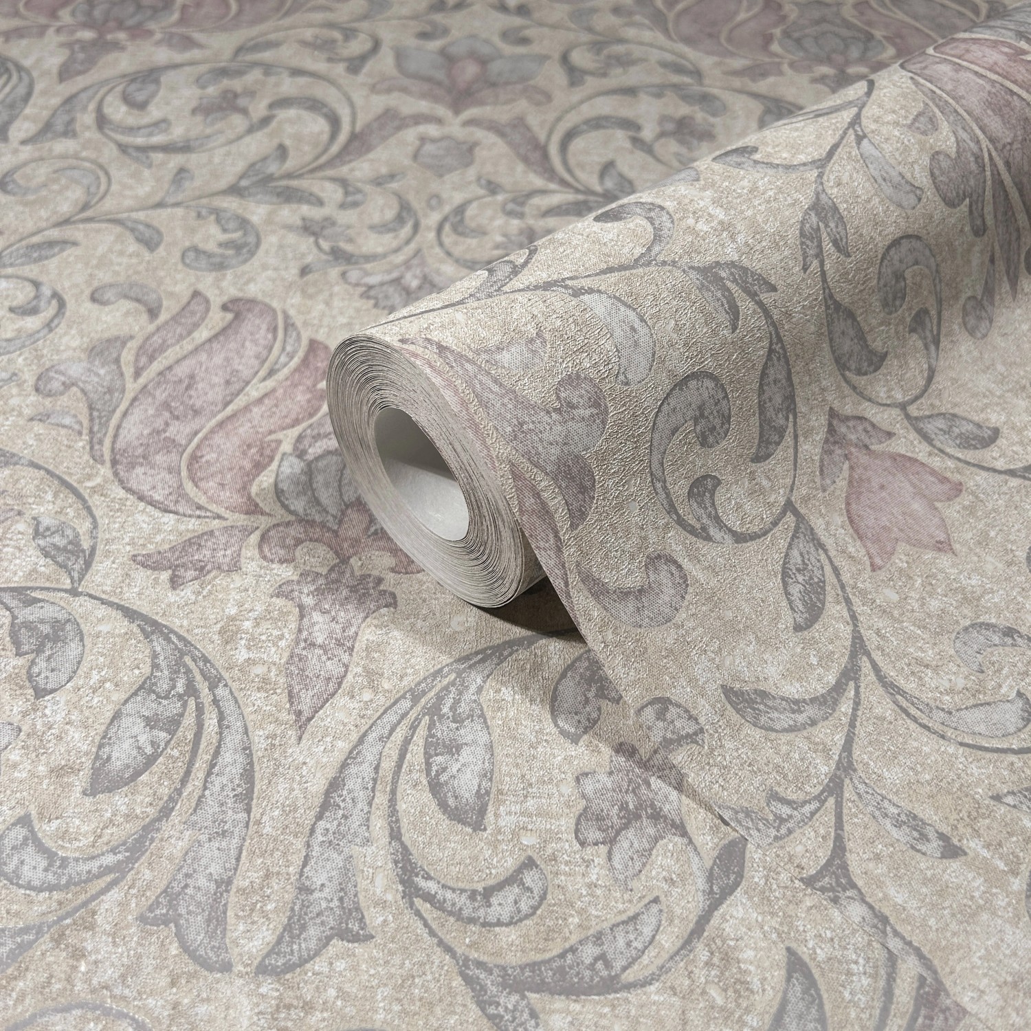 Marburg Vliestapete Landhausstil Floral Modern 10,05 m x 0,53 m Beige günstig online kaufen