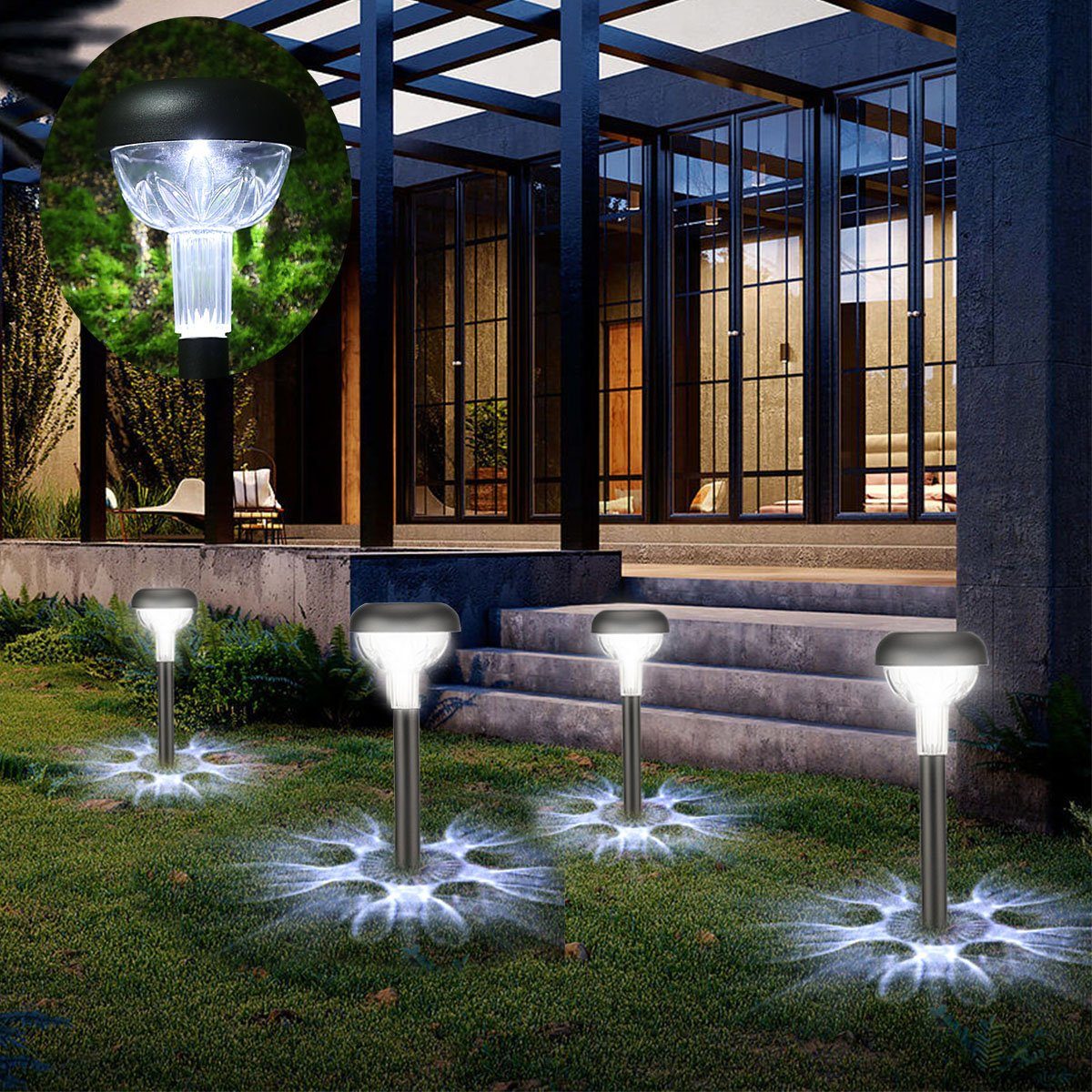 WILGOON LED Solarleuchte 6 Stck Solarlampen günstig online kaufen