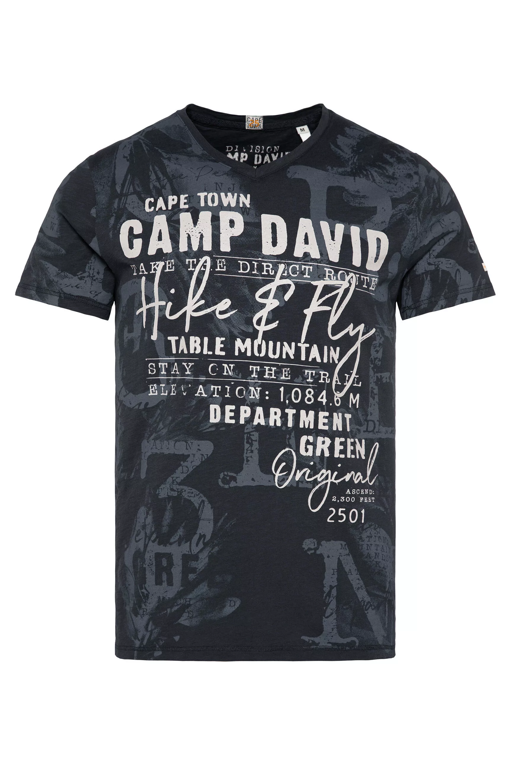 CAMP DAVID V-Shirt, aus Baumwolle günstig online kaufen