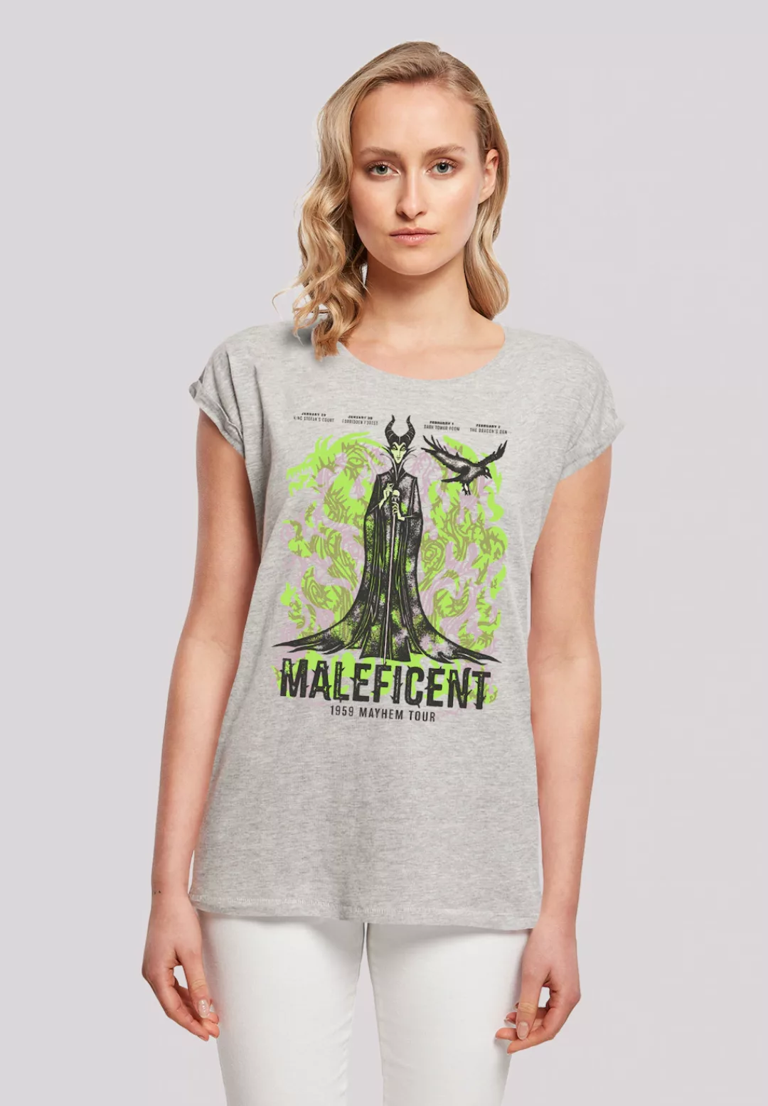 F4NT4STIC T-Shirt "Disney Villians Maleficent Mayem Tour", Premium Qualität günstig online kaufen