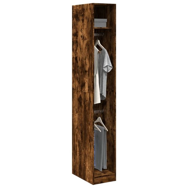 vidaXL Kleiderschrank Kleiderschrank Räuchereiche 30x50x200 cm Spanplatte günstig online kaufen