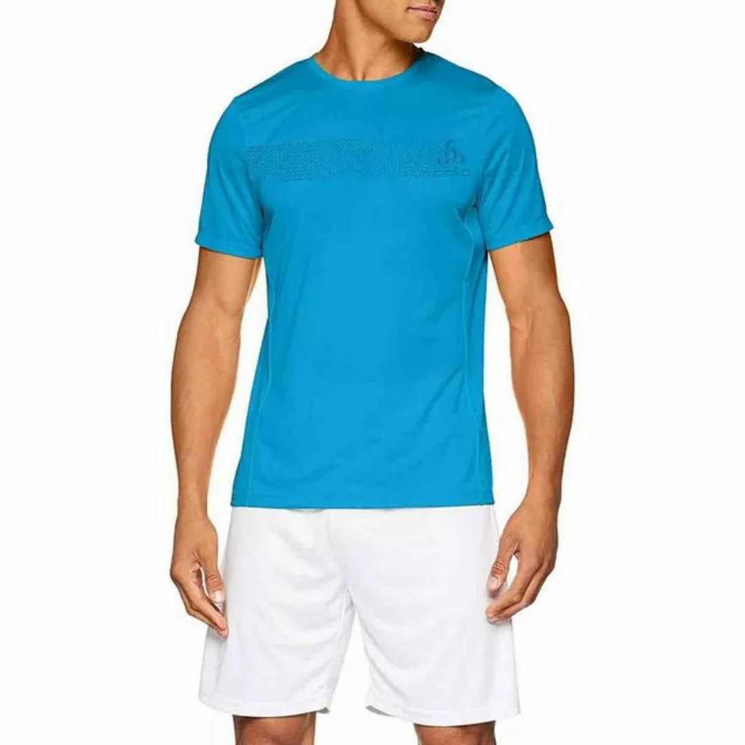 Odlo Strickfleecejacke Odlo Hr. Core Light Print Shirt blau günstig online kaufen