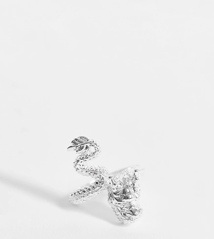 ASOS DESIGN – Ring aus Sterlingsilber mit Drachen-Design günstig online kaufen